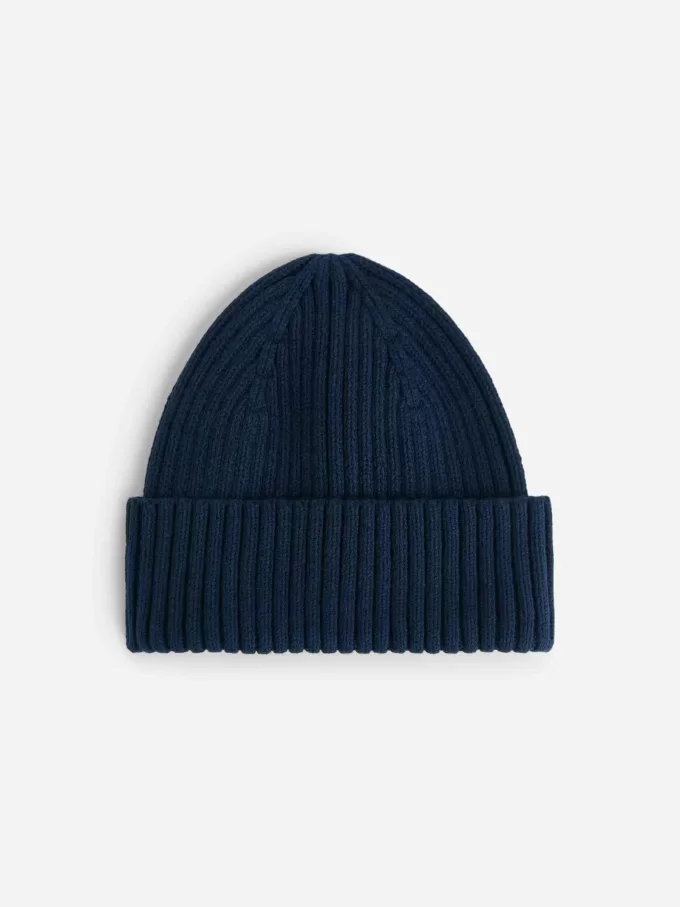 Rib-Knitted Beanie