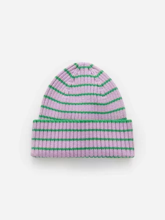 Rib-Knitted Beanie