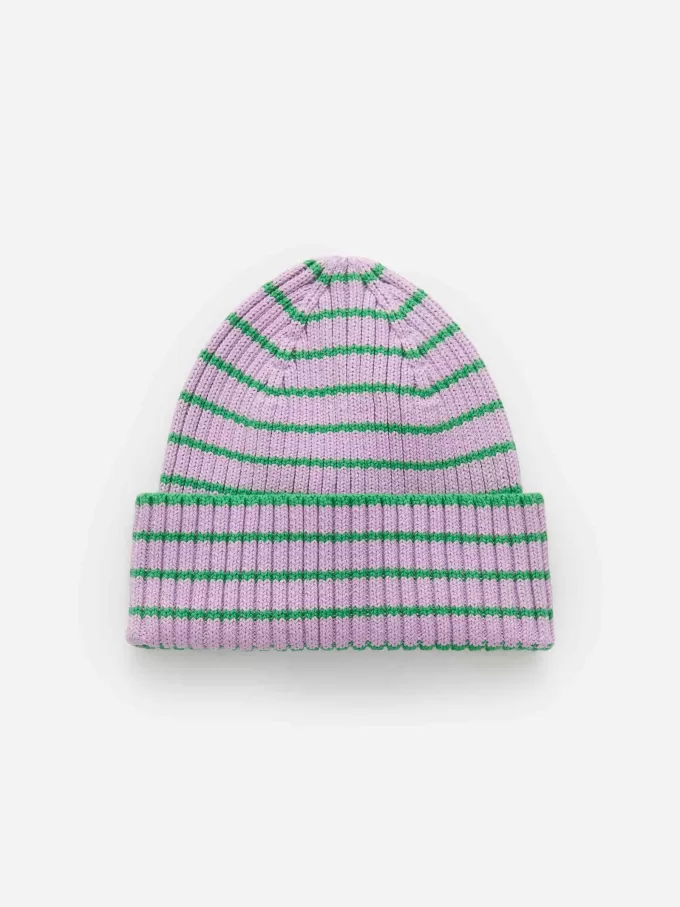 Rib-Knitted Beanie