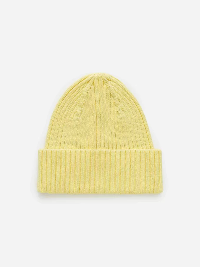 Rib-Knitted Beanie