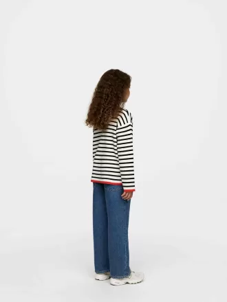 Rib-Knitted Cotton Jumper