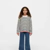 Rib-Knitted Cotton Jumper