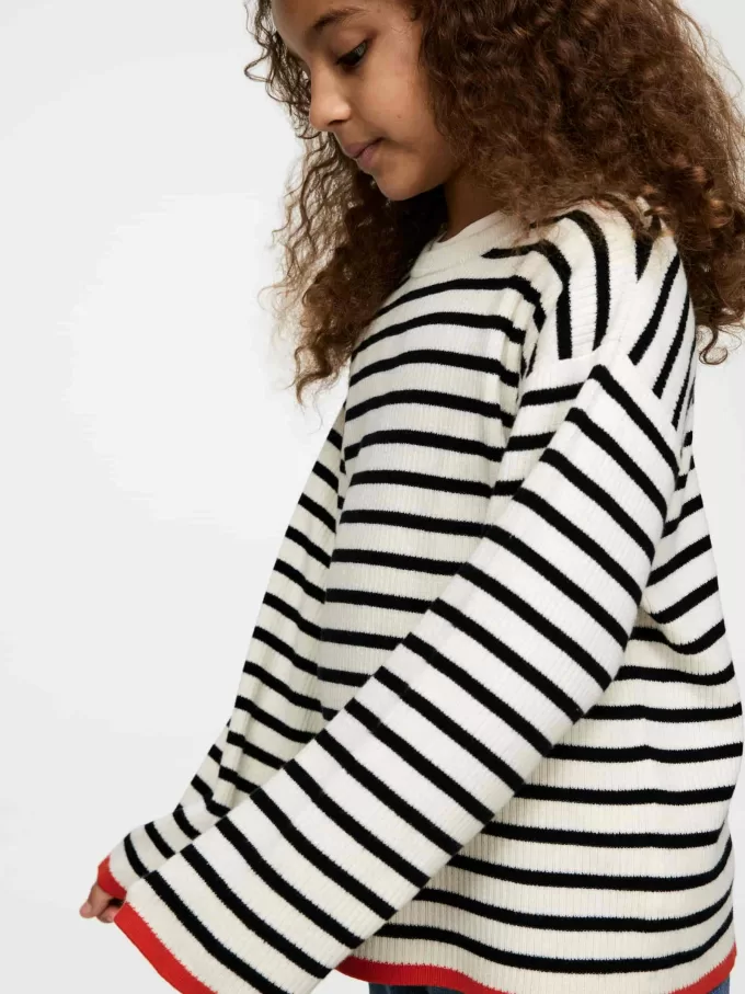 Rib-Knitted Cotton Jumper