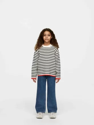 Rib-Knitted Cotton Jumper