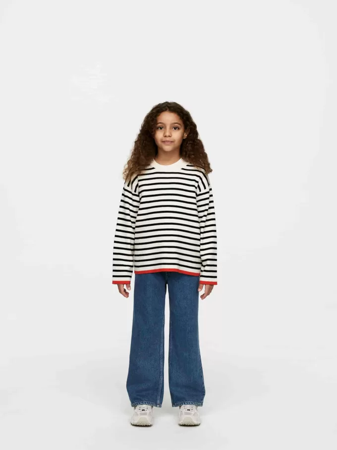 Rib-Knitted Cotton Jumper