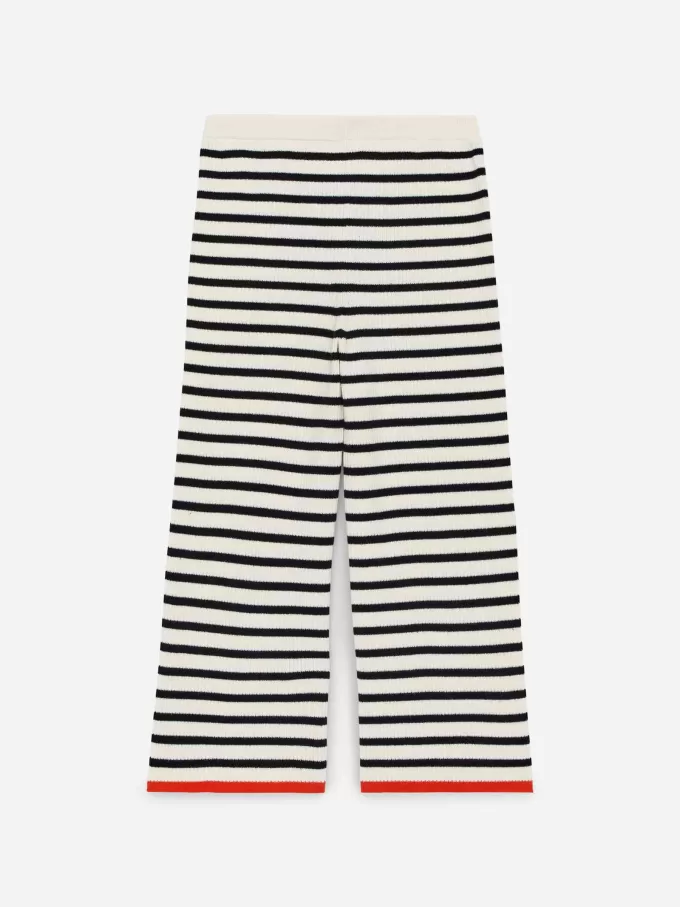 Rib-Knitted Trousers
