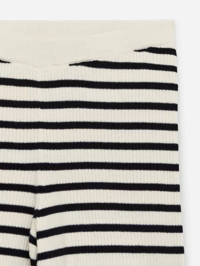 Rib-Knitted Trousers
