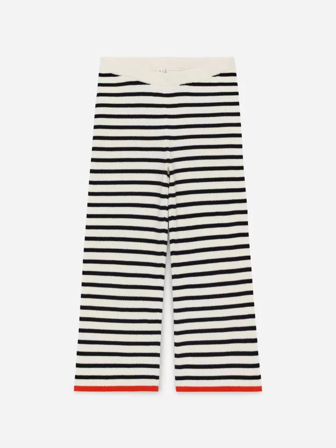 Rib-Knitted Trousers