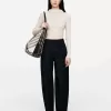 Rib-Knitted Wool Top Rib-Knitted Wool Top
