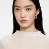 Rib-Knitted Wool Top Rib-Knitted Wool Top
