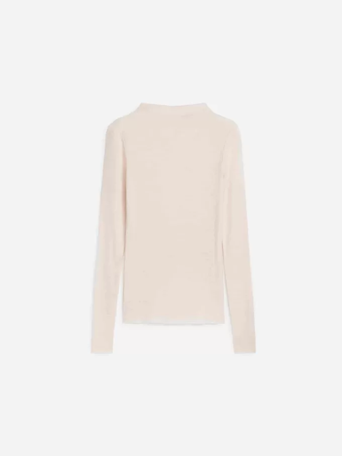 Rib-Knitted Wool Top Rib-Knitted Wool Top