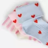 Rib Socks Set of 3 Pairs