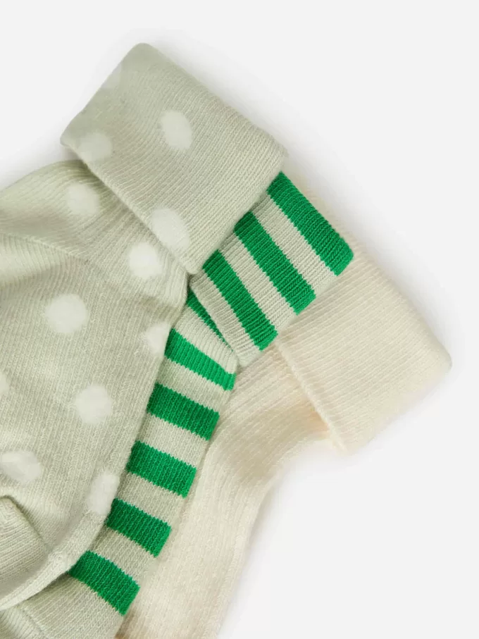 Rib Socks Set of 3 Pairs