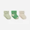 Rib Socks Set of 3 Pairs