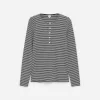 Ribbed Henley Top Ribbed Henley Top
