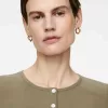 Ribbed Henley Top Ribbed Henley Top