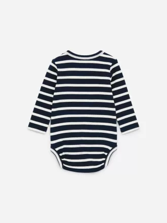 Ribbed Long-Sleeve Bodysuit