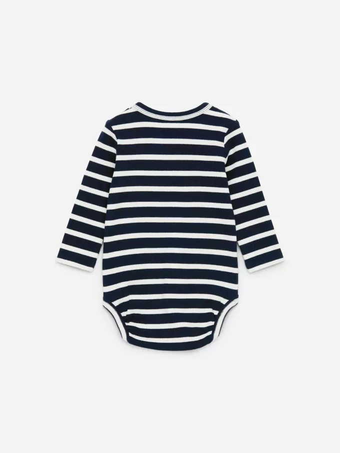 Ribbed Long-Sleeve Bodysuit Ribbed Long-Sleeve Bodysuit