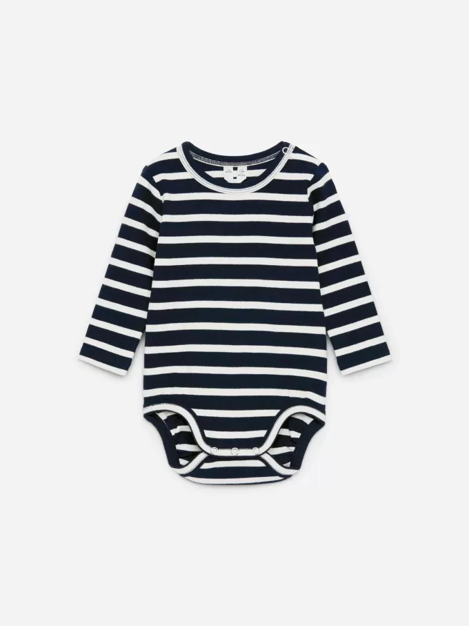 Ribbed Long-Sleeve Bodysuit Ribbed Long-Sleeve Bodysuit