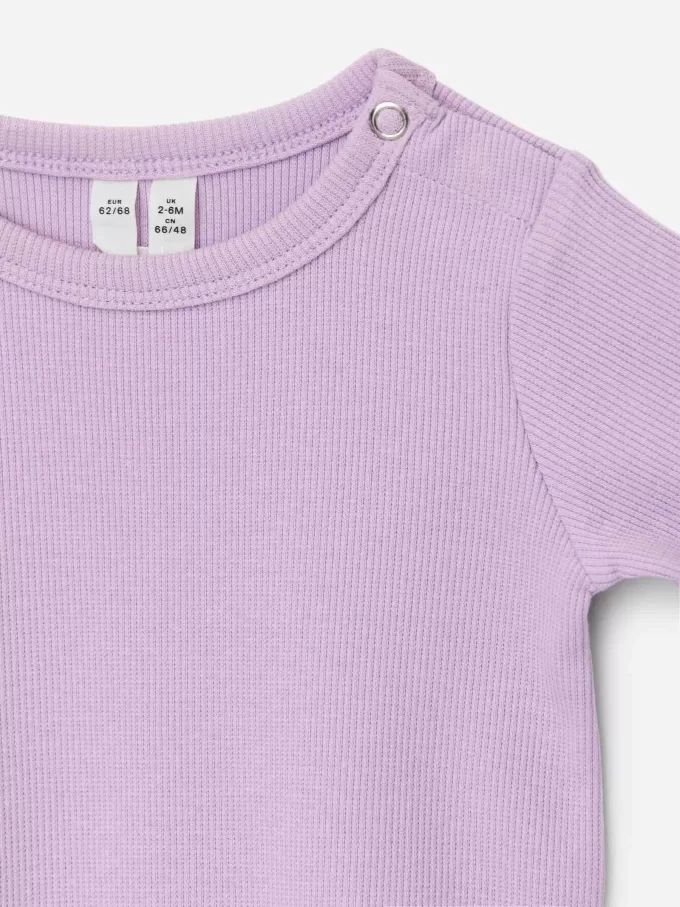 Ribbed Long-Sleeve Bodysuit Ribbed Long-Sleeve Bodysuit