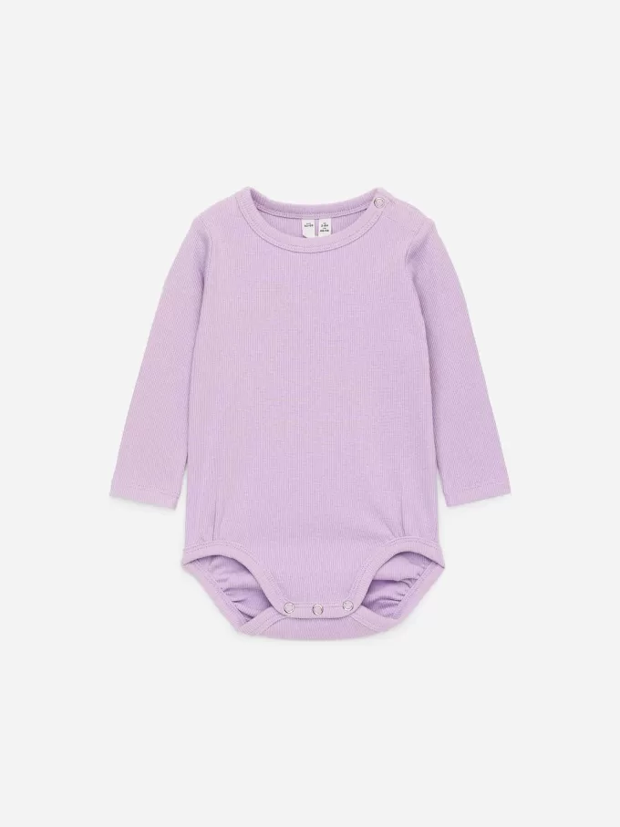 Ribbed Long-Sleeve Bodysuit Ribbed Long-Sleeve Bodysuit