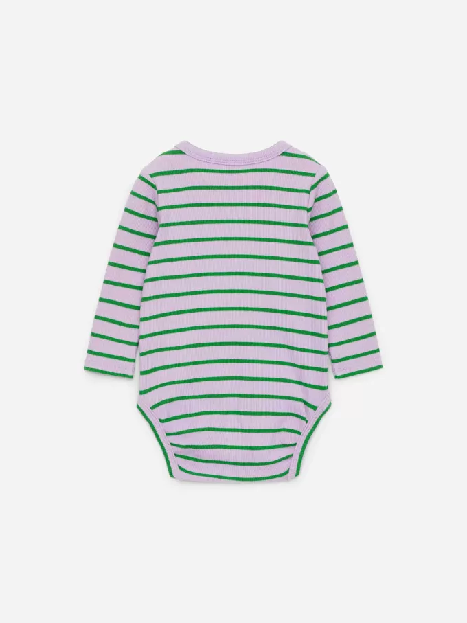 Ribbed Long-Sleeve Bodysuit Ribbed Long-Sleeve Bodysuit