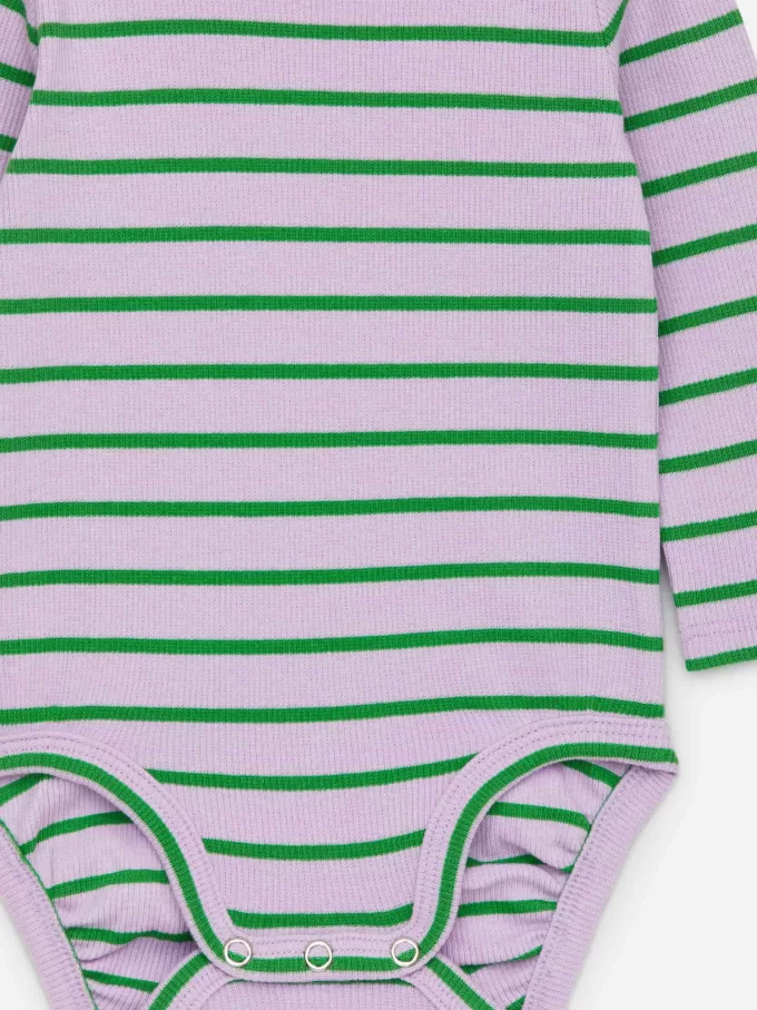 Ribbed Long-Sleeve Bodysuit Ribbed Long-Sleeve Bodysuit