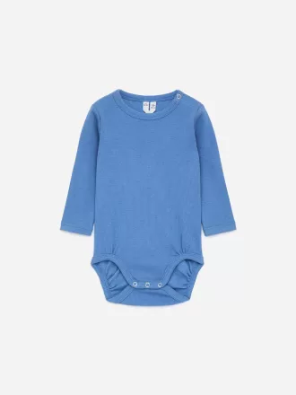 Ribbed Long-Sleeve Bodysuit