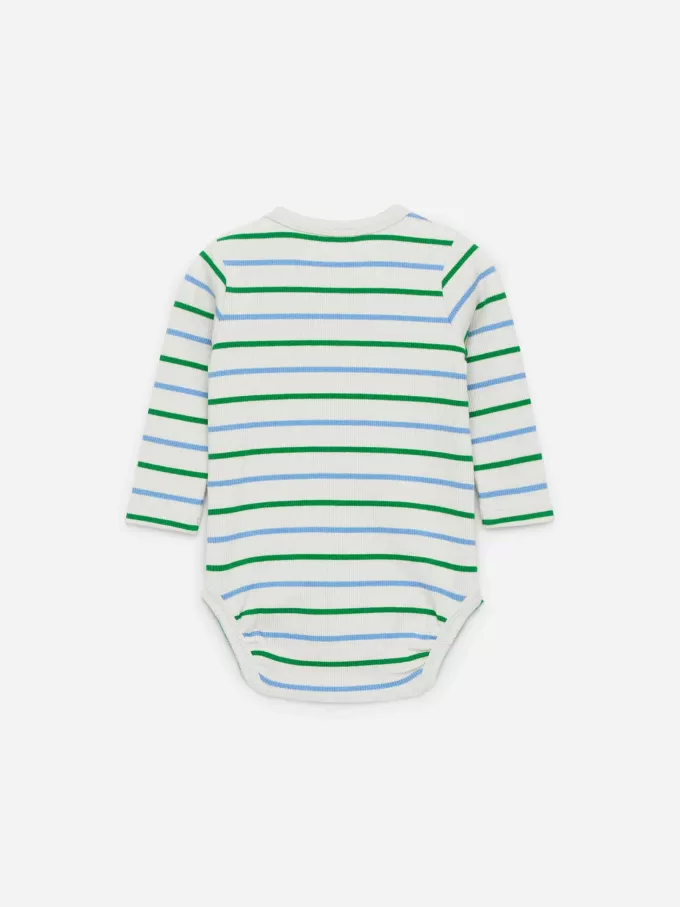 Ribbed Long-Sleeve Bodysuit Ribbed Long-Sleeve Bodysuit