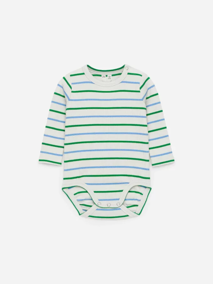 Ribbed Long-Sleeve Bodysuit Ribbed Long-Sleeve Bodysuit
