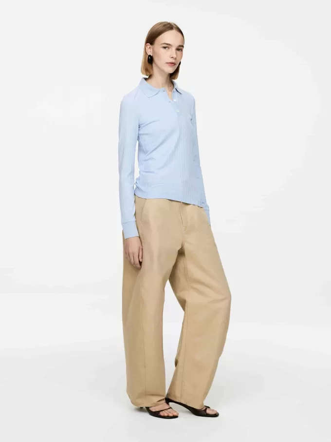 Ribbed Polo Shirt Ribbed Polo Shirt