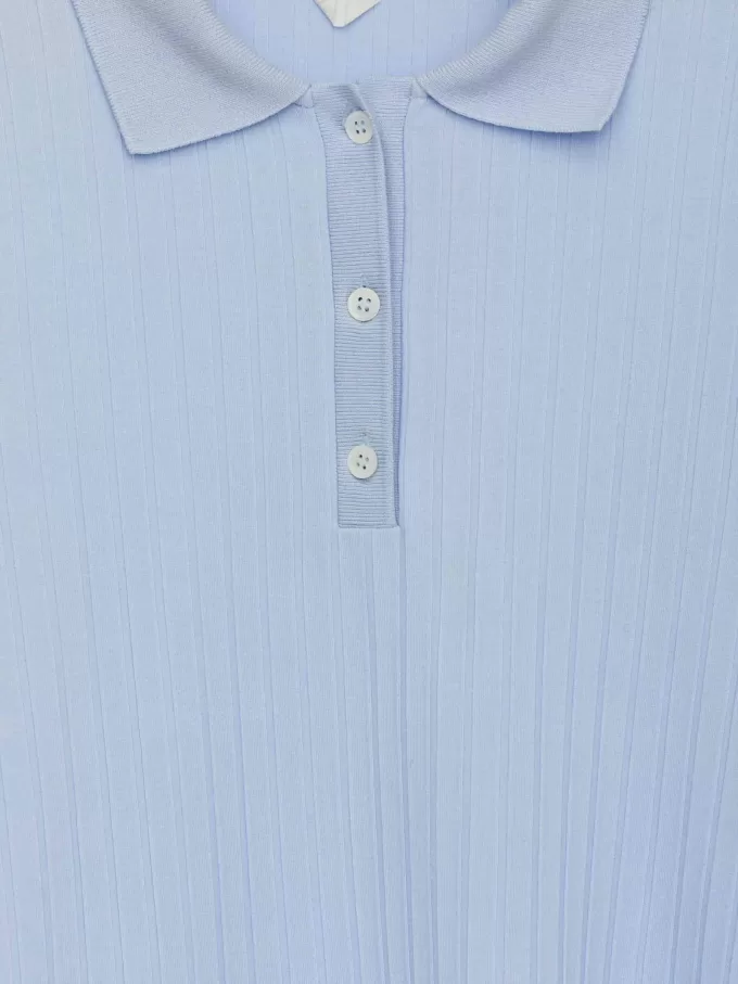 Ribbed Polo Shirt Ribbed Polo Shirt