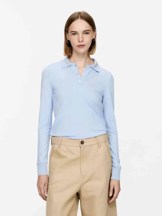 Ribbed Polo Shirt Ribbed Polo Shirt