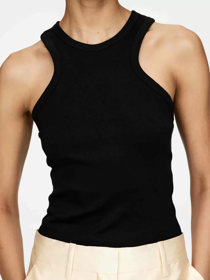 Ribbed Racer Tank