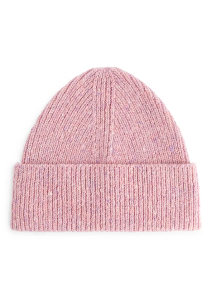 Ribbed Wool-Blend Beanie