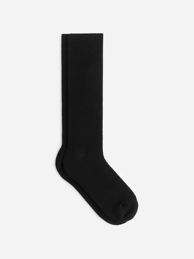 Ribbed Wool-Blend Socks