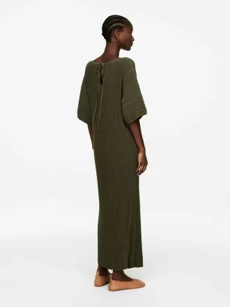 Ripple-Knit Dress