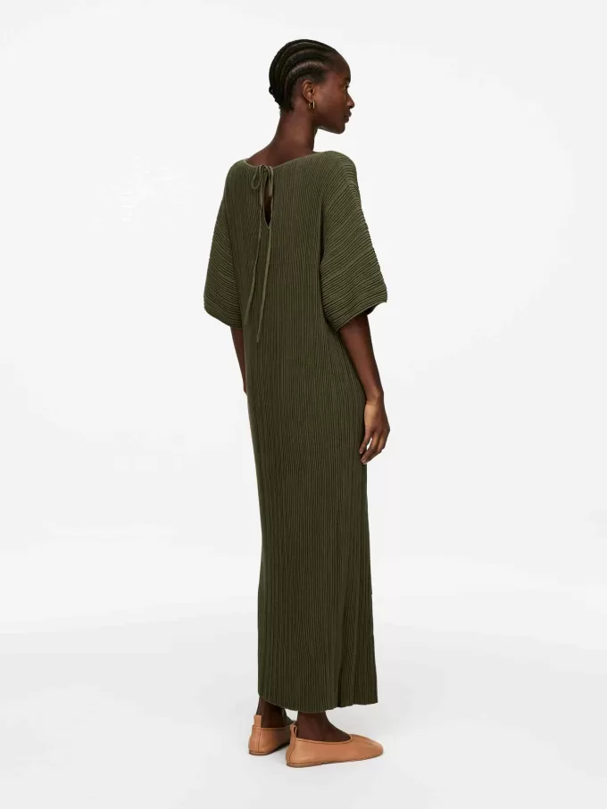 Ripple-Knit Dress