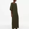 Ripple-Knit Dress