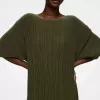 Ripple-Knit Dress