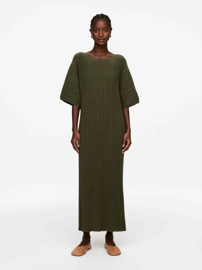 Ripple-Knit Dress
