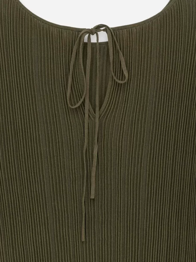 Ripple-Knit Dress