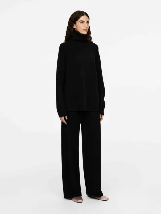 Roll-Neck Cashmere-Wool Jumper