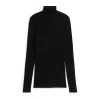 Roll-Neck Wool Top