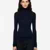 Roll-Neck Wool Top