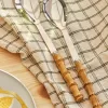 Sabre Paris Bamboo Serving Spoons