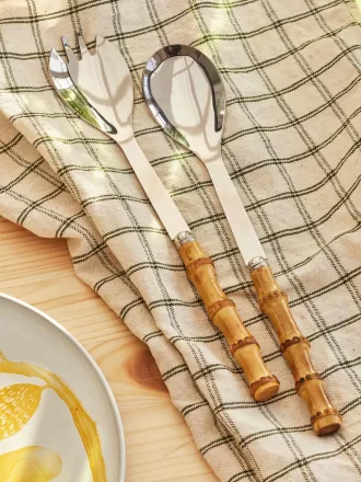 Sabre Paris Bamboo Serving Spoons