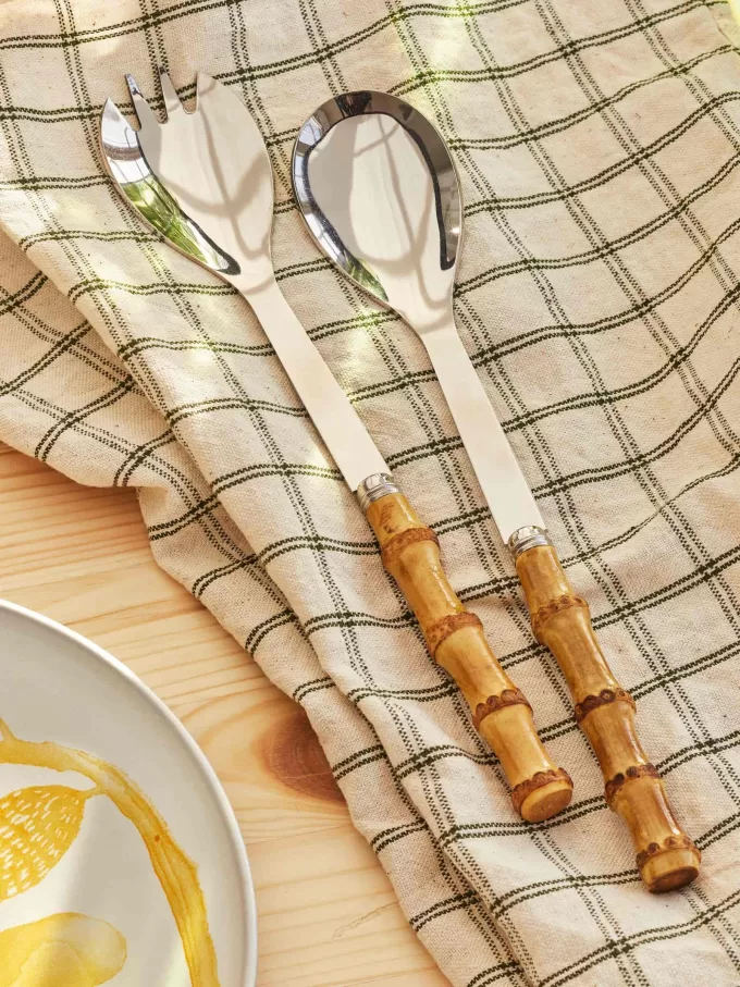 Sabre Paris Bamboo Serving Spoons