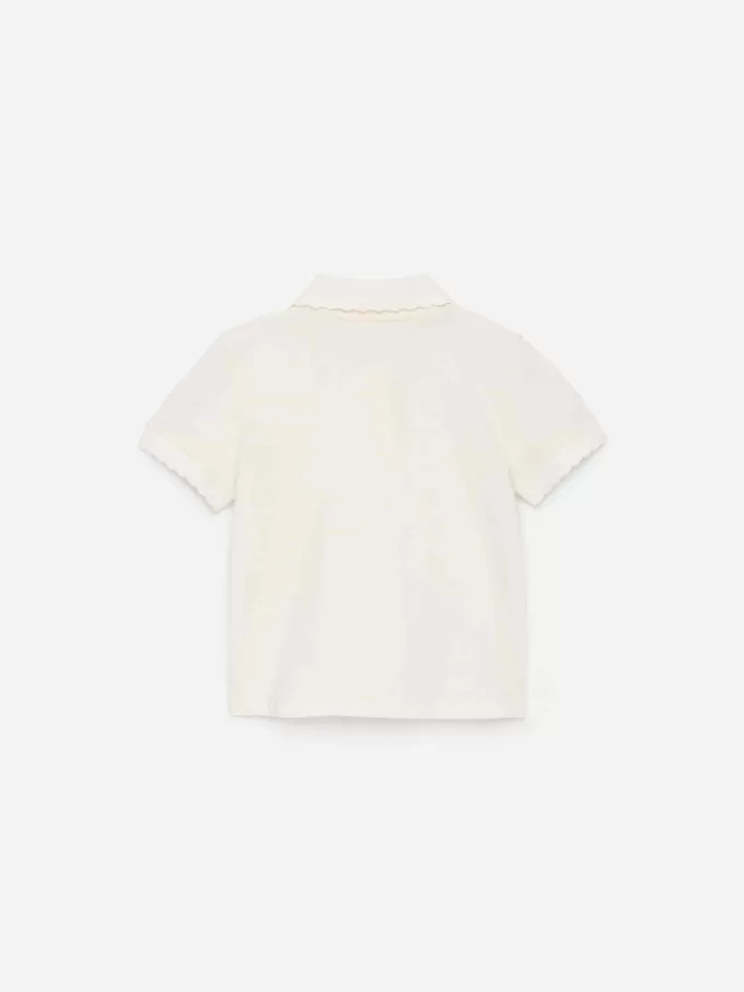 Scallop Edge Polo Shirt