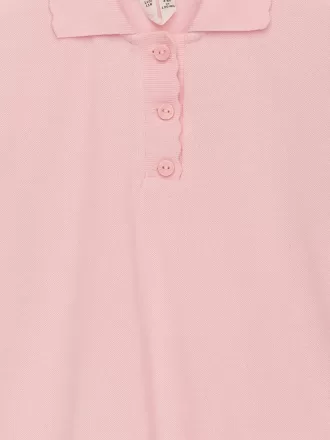 Scallop Edge Polo Shirt